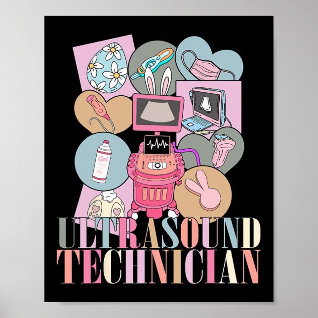 Poster Técnico de Ultrassom páscoa (Frente)