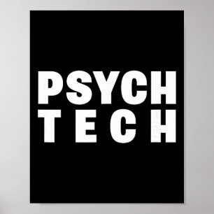 Poster Técnico Psiquiátrico de Saúde Mental e Comportamen