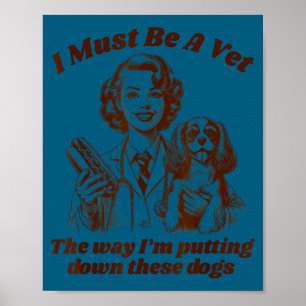 Poster Técnico veterinário veterinária veterinário mãe de