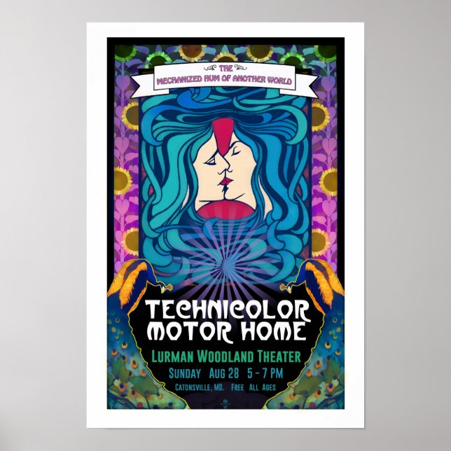 Poster Tecnicolor Motor Home Woodland Kiss (Frente)