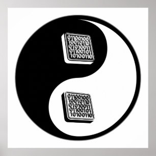 Poster Tecnologia de programação de Yin Yang