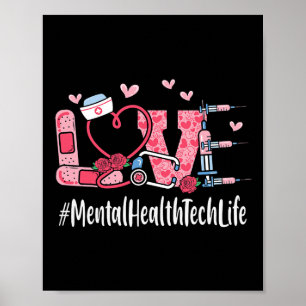 Poster Tecnologia de Saúde Mental Amor Dia dos Namorados