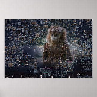 Poster Tecnologia e natureza.