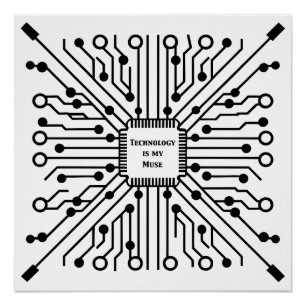 Pôster Tecnologia é o meu uso