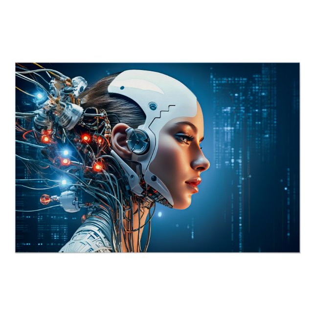 Pôster Tecnologia Futurista (Frente)