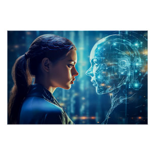 Pôster Tecnologia futurística