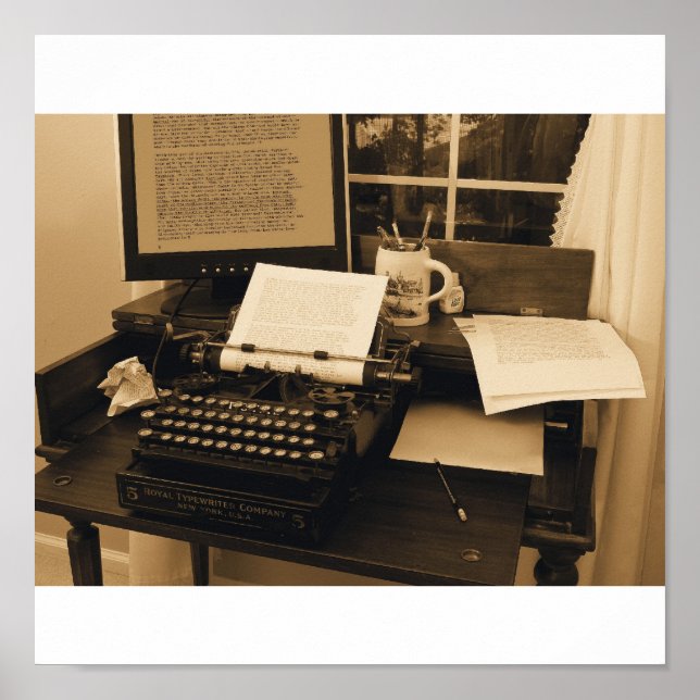 Poster Tecnologia Retro (Frente)