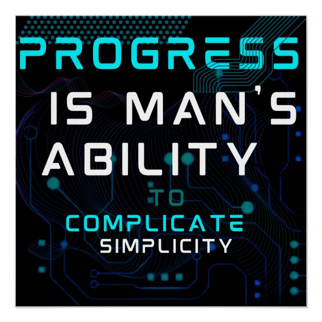 Pôster tecnologia tecnologia Progresso  (Frente)