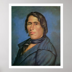 Poster Tecumseh (1768-1813) (óleo em canvas)