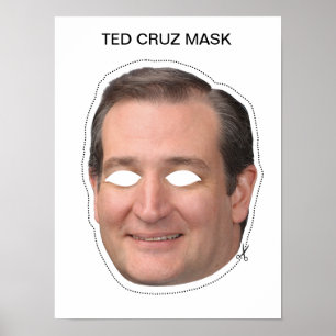 Poster Ted Cruz Mask