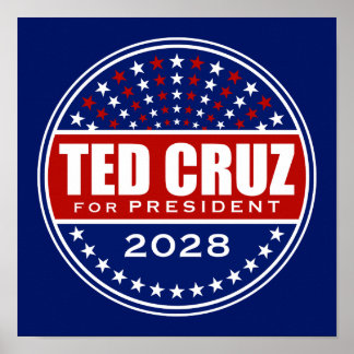 Poster Ted Cruz para Presidente 2028