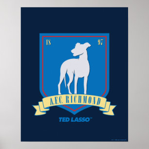 Poster Ted Lasso   AFC Richmond Team Logo