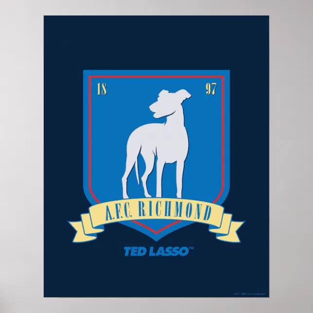 Poster Ted Lasso, AFC Richmond Team Logo
