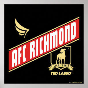 Poster Ted Lasso Banner atlético AFC Richmond