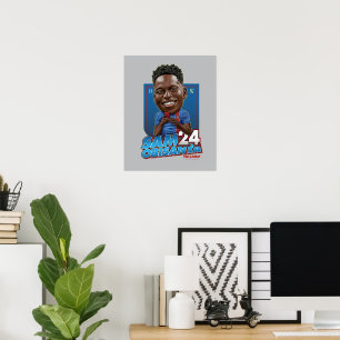 Poster Ted Lasso Sam Obisanya Bobblehead