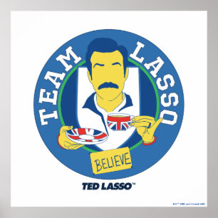 Poster Ted Lasso   Team Lasso Tea Iconic Avatar
