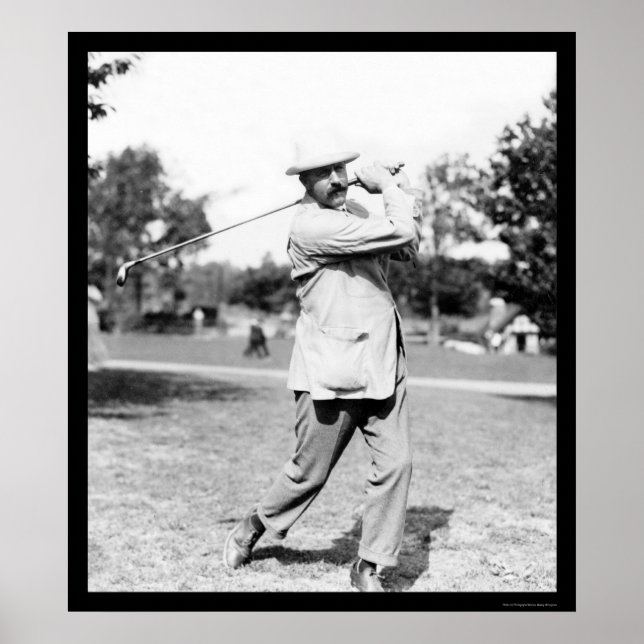 Pôster Ted Ray Golf Champion 1914 (Frente)