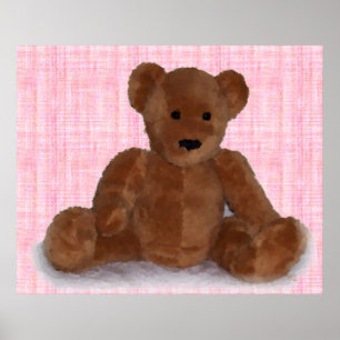 Pôster Teddy Bear Plush Fotografia Pintura