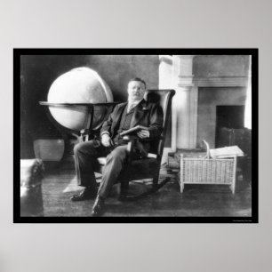 Pôster Teddy Roosevelt no Repose 1908