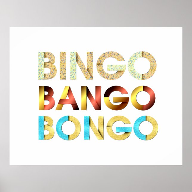 Pôster TEE Bingo Bango Bongo (Frente)