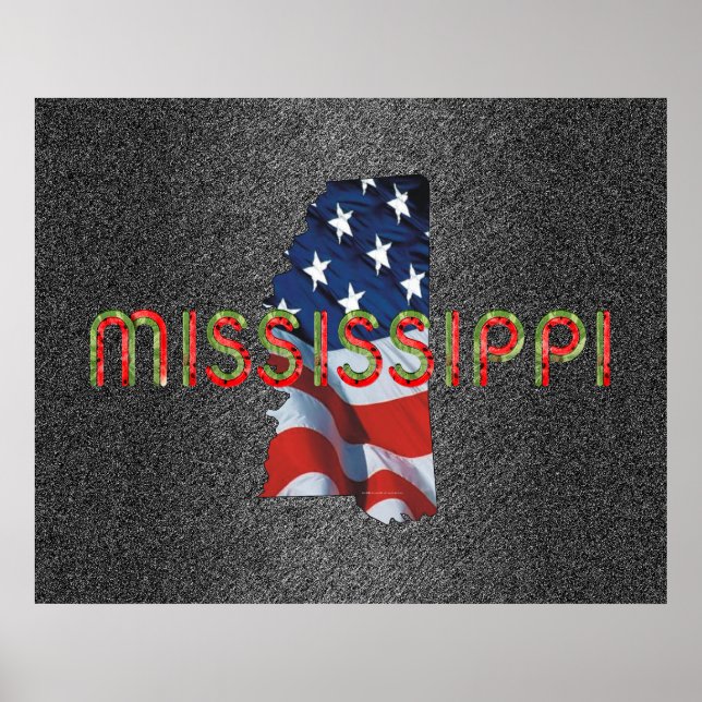 Pôster TEE Mississippi Patriot (Frente)
