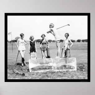 Pôster Teeing De Golfe De Gelo 1926