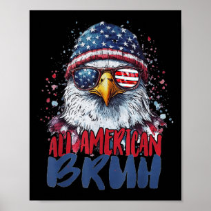 Poster Teen All American Bruh Eagle Kids