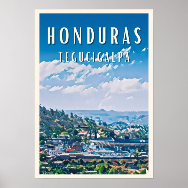 Poster Tegucigalpa: entre histoire e modernité (Frente)
