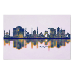 Pôster Tehran Skyline