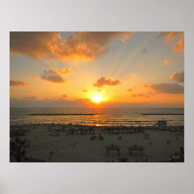Poster Tel Aviv Sunset (Frente)