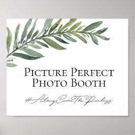 Poster Tela da Booth de Fotografias