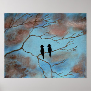 Poster Tela de Conexões Imprimir a Partir da Pintura Ori