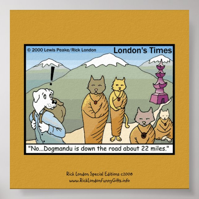 Poster Tela de desenho do CATmandu e Dogmandu (Frente)