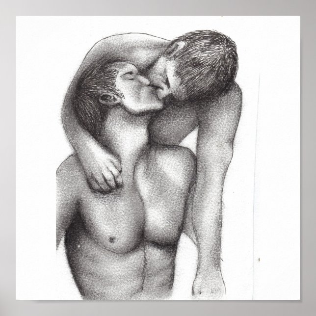 Pôster Tela de inserção masculina (Frente)