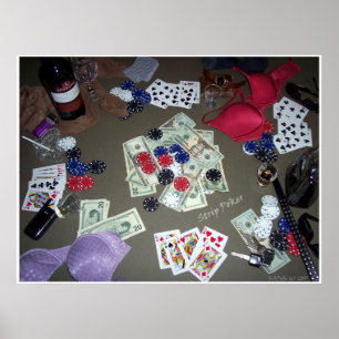 Pôster Tela de Poker em Cor