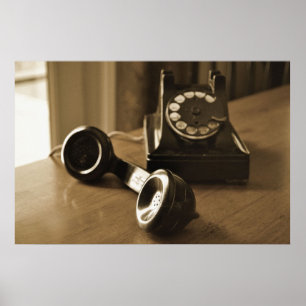 Pôster Telefone antigo