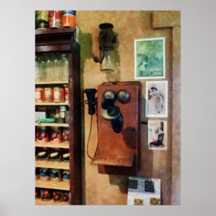 Poster Telefone antiquado