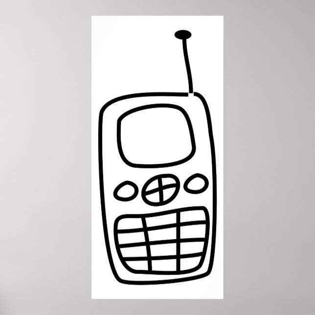 Poster Telefone celular (Frente)