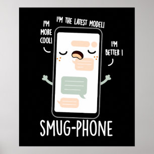 Poster Telefone celular Engraçado Engraçado Pun Dardo BG