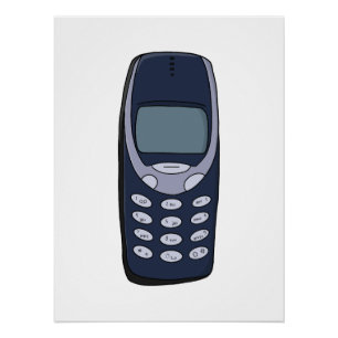 Pôster Telefone celular Vintage