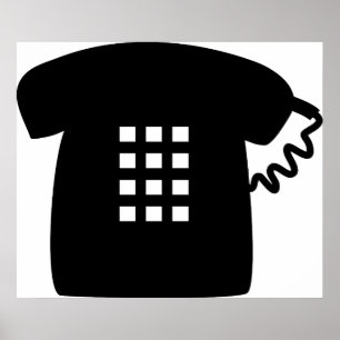 Pôster Telefone retro