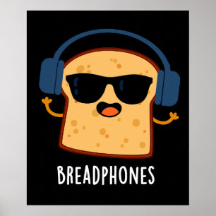 Poster Telefones celulares Engraçados Pão Escuro BG
