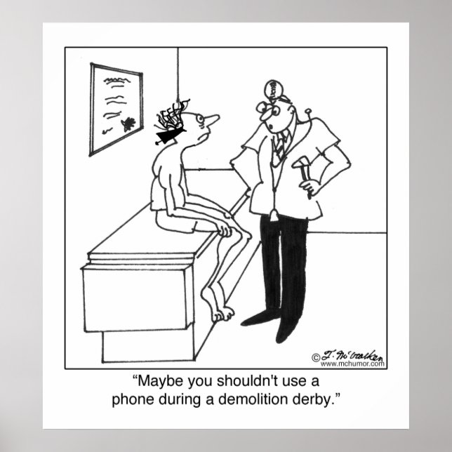 Poster Telefones e Derbys de Demolição (Frente)