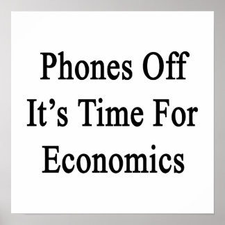 Pôster Telefones É Hora De Economia