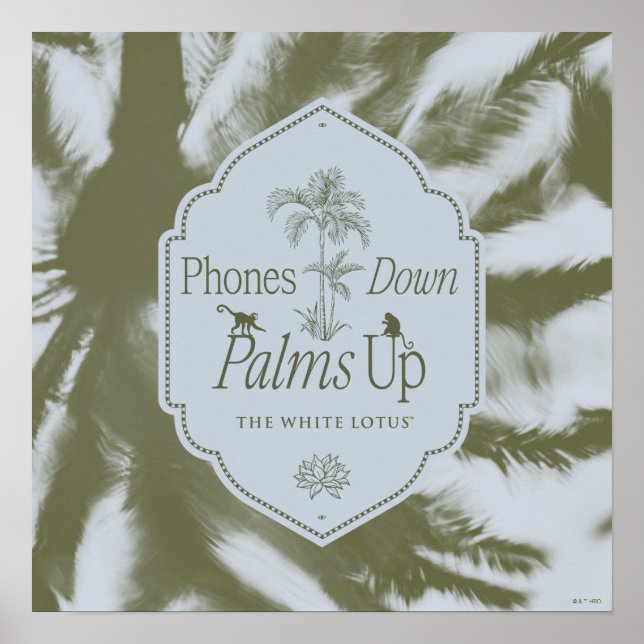 Poster Telefones Para Baixo, Palmas Para Cima - O Lotus B (Frente)