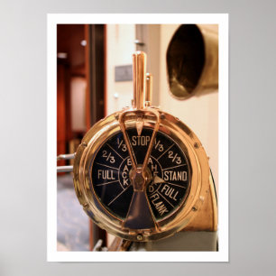 Pôster Telégrafo de Ordem do Motor