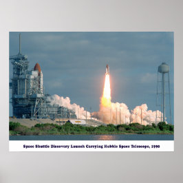 Poster Telescópio de Hubble de Carregando de Descoberta 1