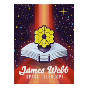 Pôster Telescópio Espacial James Webb.