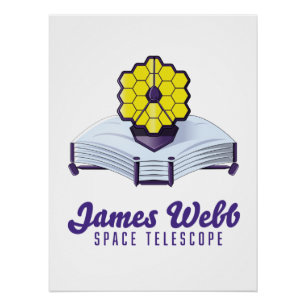 Pôster Telescópio Espacial James Webb. Cartaz