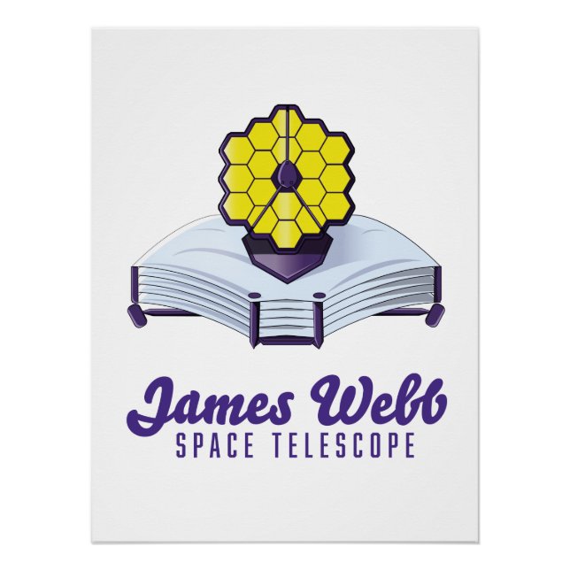 Pôster Telescópio Espacial James Webb. Cartaz (Frente)